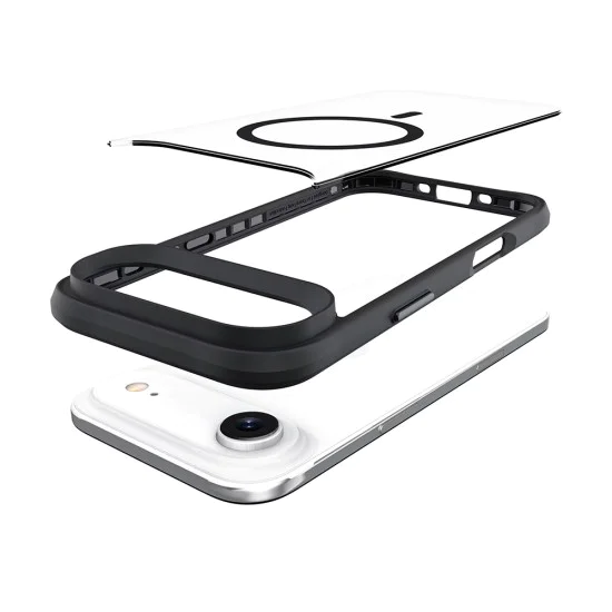 Калъф за iPhone 17 Air - 3mk - Satin Armor MagCase - Черен