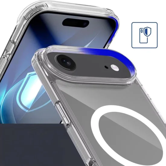 Калъф за iPhone 17 Air - 3mk - Armor MagCase - Прозрачен