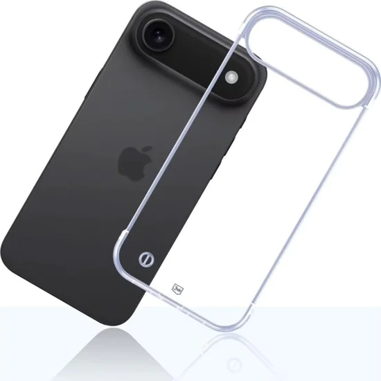 Калъф за iPhone 17 Air – 3mk Just20g Clear Case – Прозрачен