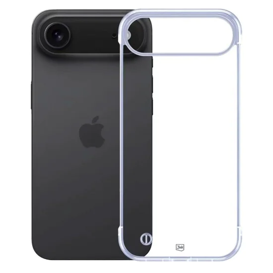 Калъф за iPhone 17 Air – 3mk Just20g Clear Case – Прозрачен