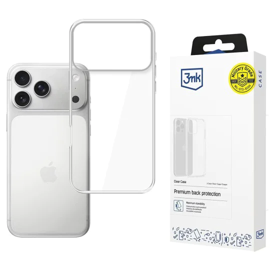 Калъф за iPhone 17 Pro Max - 3mk - Прозрачен Case - Прозрачен