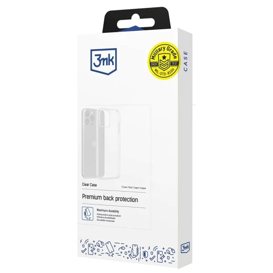Калъф за iPhone 16e - 3mk - Прозрачен Case - Прозрачен
