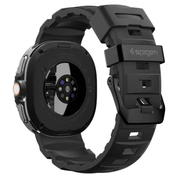 Каишка Spigen WBS2 – Samsung Galaxy Watch8 40/44mm / Watch8 Classic – Черна