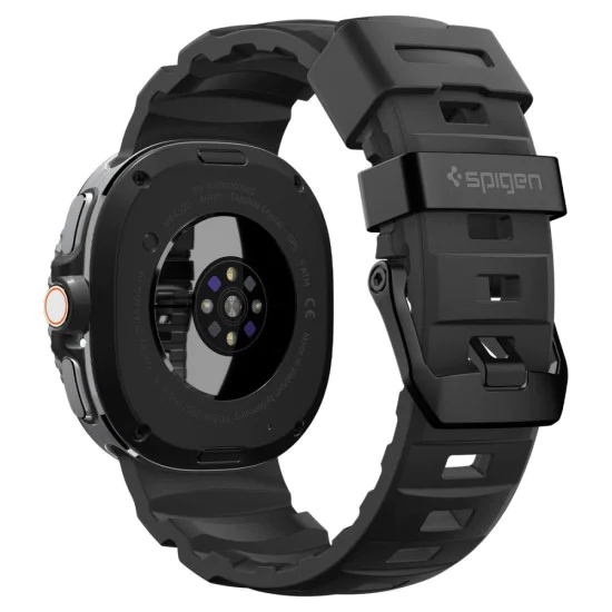 Каишка Spigen WBS2 – Samsung Galaxy Watch8 40/44mm / Watch8 Classic – Черна