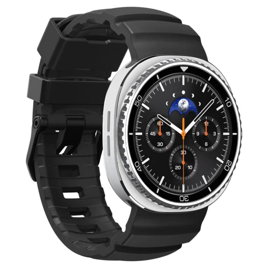 Каишка Spigen WBS2 – Samsung Galaxy Watch8 40/44mm / Watch8 Classic – Черна