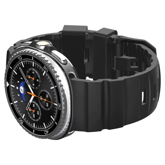 Каишка Spigen WBS2 – Samsung Galaxy Watch8 40/44mm / Watch8 Classic – Черна
