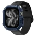Калъф за Apple Watch 10 / Watch 11 42mm – Spigen Rugged Armor V2 – Тъмносин