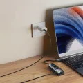 Докинг станция 5 в 1 – Yesido HB22 – Type-C → 3× USB + USB-C + HDMI, PD100W, 4K@30Hz, 5Gbps – Сив