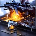Докинг станция 5 в 1 – Yesido HB22 – Type-C → 3× USB + USB-C + HDMI, PD100W, 4K@30Hz, 5Gbps – Сив