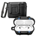 Калъф за Apple AirPods Pro 3 – Spigen Lock Fit – Матово черен