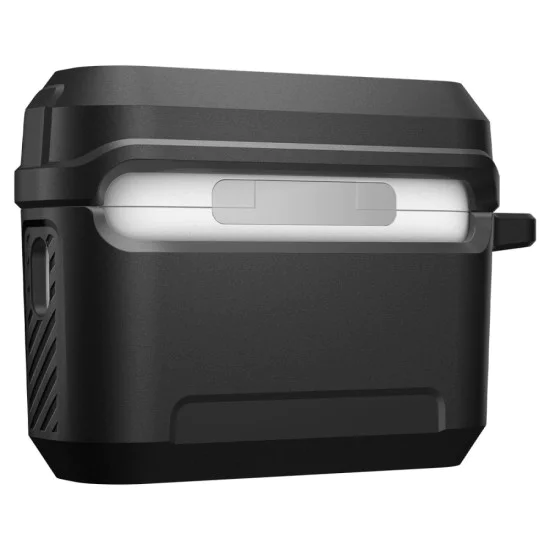 Калъф за Apple AirPods Pro 3 – Spigen Lock Fit – Матово черен