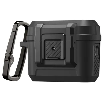Калъф за Apple AirPods Pro 3 – Spigen Lock Fit – Матово черен