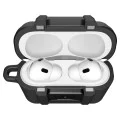 Калъф за Apple AirPods Pro 3 – Spigen Lock Fit – Матово черен