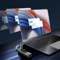 Докинг станция 5 в 1 – Yesido HB23 – Type-C → 3× USB + USB-C + DisplayPort, PD100W, 4K@30Hz, 5Gbps – Сив