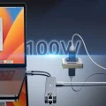 Докинг станция 8в1 – Yesido HB27 – Type-C → 2× USB, 2× USB-C, HDMI, RJ45, SD/TF, PD100W, 4K@30Hz – Сива