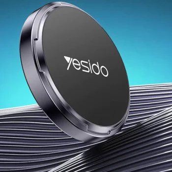 Магнитна Стойка за автомобил – Yesido Mini Car Holder (C211) – табло/дисплей, силно лепило, универсална – Черна