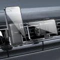 Стойка за въздуховод – Yesido C251 – авто-заключване, карбон панел, 360°, универсална – Черна