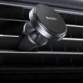Магнитна Стойка за автомобил – Yesido Mini Car Holder (C214) – въздуховод, 360°, цинкова сплав, анти-плъзгаща – Черна