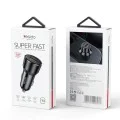 Автомобилно зарядно – Yesido Y64 – USB-A + Type-C, 50W, fast charge, multi-protection – Черно
