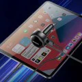 Автомобилно зарядно – Yesido Y61 – с 2× прибиращ се кабел Type-C/Lightning, USB-A, 53W – Черно