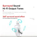 Безжични слушалки – Yesido Wireless Earbuds (TWS22) – Микрофон, Bluetooth V5.3, LED дисплей, тъч контрол, полу-в ухо, 400mAh – Черни