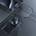 Автомобилно зарядно – Yesido Y59 – 2× Type-C + USB-A, 200W, светлинен ефект, fast charge – Черно