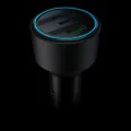 Автомобилно зарядно – Yesido Y59 – 2× Type-C + USB-A, 200W, светлинен ефект, fast charge – Черно