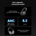 Безжични слушалки – Yesido Wireless Headphones (EP08) – Bluetooth V5.3, ANC, микрофон, 500mAh – Черни