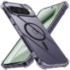 Калъф за Google Pixel 10 Pro XL - Удароустойчив Прозрачен силикон MagSafe - Черен