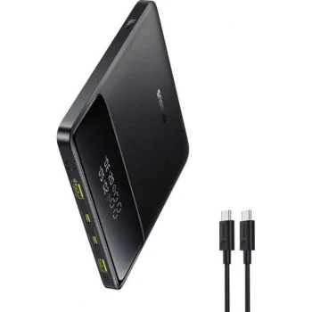 Външна батерия Baseus Blade H1 Lite (P10021604123-00) - 4 порта, 100W, 20.000mAh, дисплей - Черна