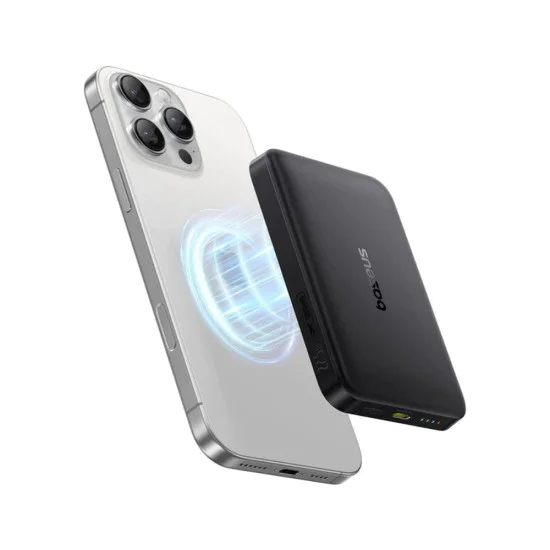 Външна батерия Baseus EnerFill FM12 (E0028500) - Magnetic, Qi2 технология, 10.000mAh, 22.5W - Черна