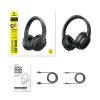 Безжични слушалки Baseus BH1 Lite (A0203C00) - On-Ear, Bluetooth V6.0, AI ENC технология - Черни