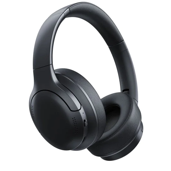 Безжични слушалки Baseus BH1 Lite (A0203C00) - On-Ear, Bluetooth V6.0, AI ENC технология - Черни