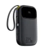 Външна батерия Baseus EnerFill FC31 (P10082106123-00) - USB, Type-C, с кабел, 22.5W, 10000mAh - Черна