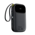 Външна батерия Baseus EnerFill FC31 (P10082106123-00) - USB, Type-C, с кабел, 22.5W, 10000mAh - Черна