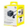 Разклонител Baseus EnerFill FA11 (E00082100123-00) - 3 x EU контакта, USB, Type-C, 67W, 1.5м - Черен
