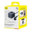 Разклонител Baseus EnerFill FA11 (E00082100123-00) - 3 x EU контакта, USB, Type-C, 67W, 1.5м - Черен
