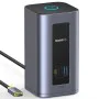 Докинг станция Baseus Nomos NU1 Air (B0114400) - 12 порта, 10Gbps, 100W PD, 4K дисплеи - Сива