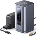 Докинг станция Baseus Spacemate Series 11in1 (B0112701) - троен 4K дисплей, 10Gbps, PD100W - Сива