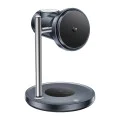 Стойка за безжично зареждане 3in1 Yesido DS40 - за Phone, Earphone, Watch с Touch Switch, Fan, Qi2.2, 25W, Type-C Cable - Черна