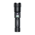 Фенер Yesido TC11 - Telescopic Zoom, White Laser LED, 3 режима, презареждаем, Digital Display, 3W, 1200mAh - Черен
