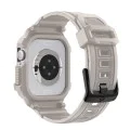 Каишка с корпус за Apple Watch 10/11 42mm - Spigen Rugged Armor Pro V2 - Бежов