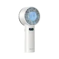 Ръчен вентилатор Yesido YF18 - с LCD Display, 12W Brushless Motor, 5500 RPM, 100x Speed, 12W, 3600mAh, Type-C - Черен