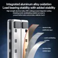 Стойка за лаптоп Yesido LP07 - Stable & Secure Design, 7-Level Height Adjustment, Aluminum Alloy, за 13-20 лаптопи - Сребриста