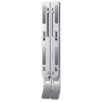 Стойка за лаптоп Yesido LP07 - Stable & Secure Design, 7-Level Height Adjustment, Aluminum Alloy, за 13-20" лаптопи - Сребриста