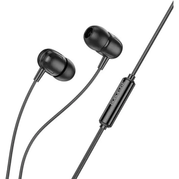 Слушалки – Borofone (BM77 Delicious) – Type-C, микрофон, Hi-Fi, 1.2m – Черен