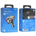 FM модулатор – Borofone (BC48 Broad) – Bluetooth 5.0, 2x USB, Type-C, QC3.0, U-Disk – Черен