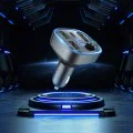 FM модулатор – Borofone (BC48 Broad) – Bluetooth 5.0, 2x USB, Type-C, QC3.0, U-Disk – Черен