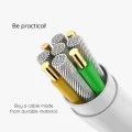 Кабел за данни / зареждане – Borofone (BX110 Beneficio Series) – Type-C към Type-C, Premium Line, Fast Charge 60W, 1m – Бял