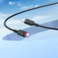 Кабел за данни / зареждане – Borofone (BX110 Beneficio Series) – Type-C към Type-C, Premium Line, Fast Charge 60W, 1m – Черен